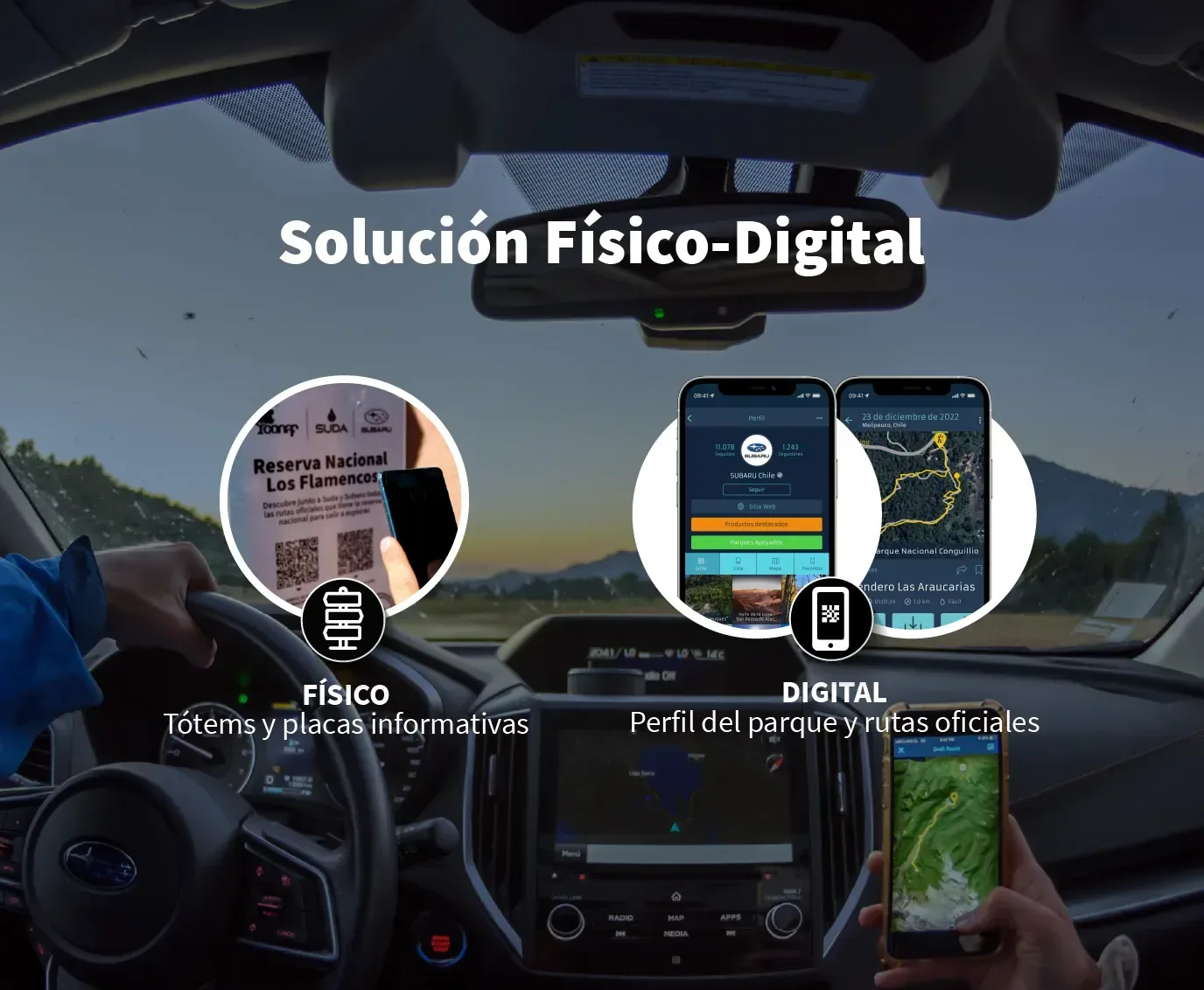 Digitalización de rutas y perfiles de parques​