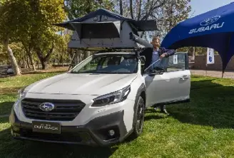 Subaru fue el auto oficial de la exitosa visita de Aron Ralston a Chile